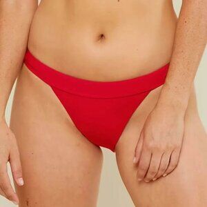 Andie Swim Banded Cheeky Bottom Cherry Red XXXL NWT